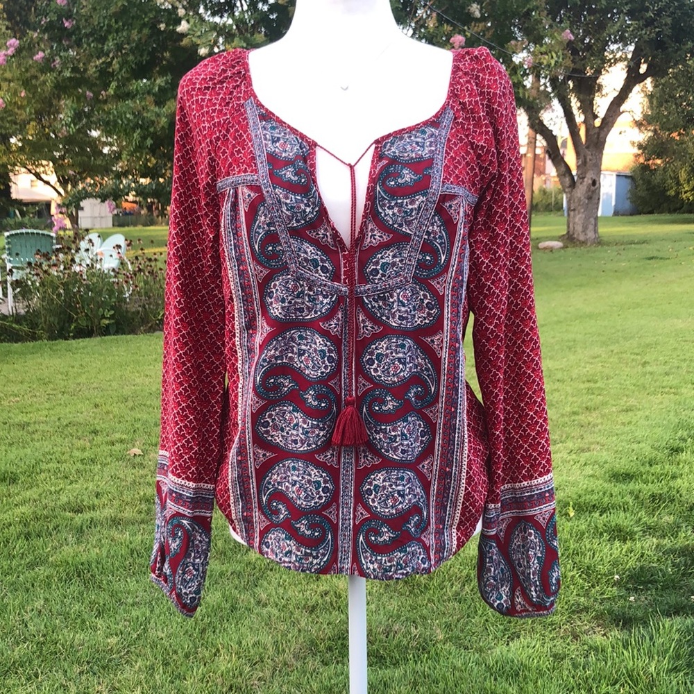 Lucky Brand Bohemian Blouse